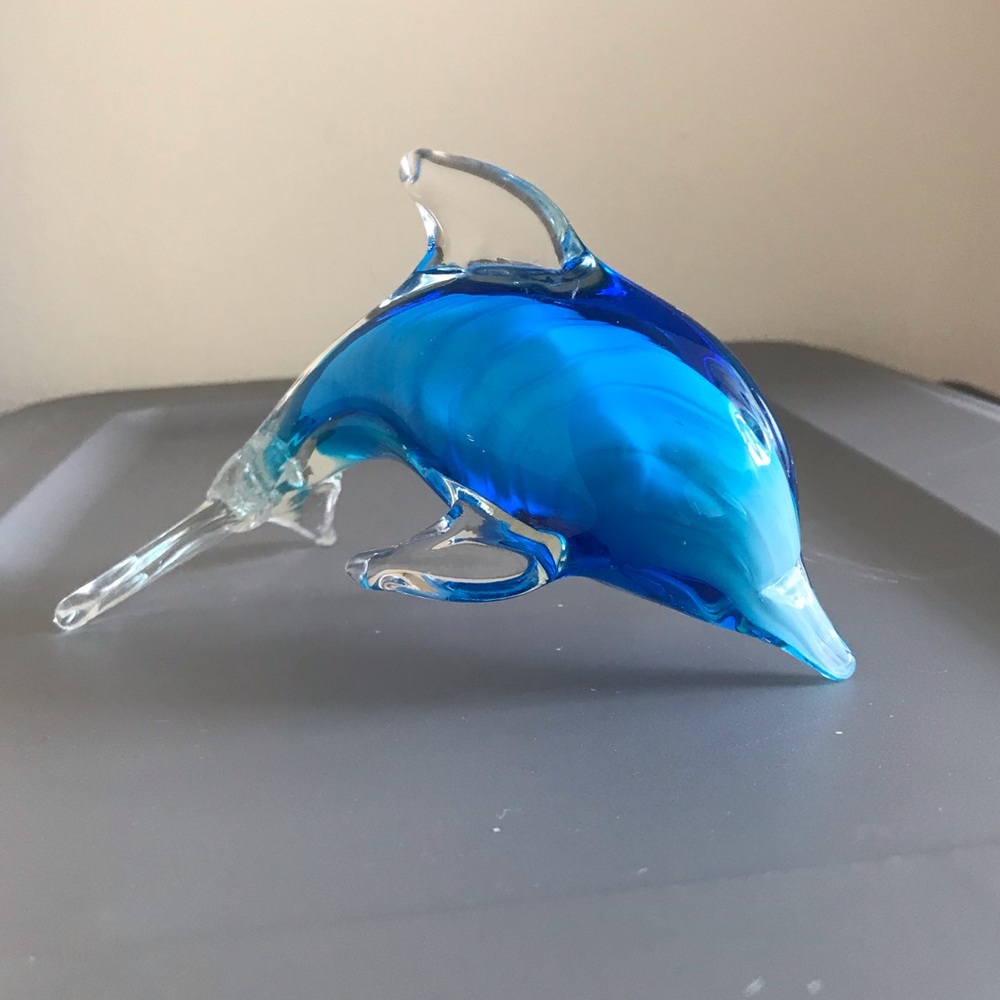 Glass dolphin
